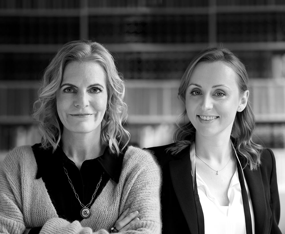 Porttrait von Tanja Honig und Johanna Bungert